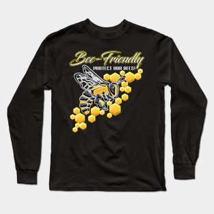 Bee-Friendly Protect Our Bees Long Sleeve T-Shirt